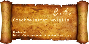 Czechmeiszter Aniella névjegykártya